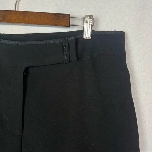 Tahari Black Bootcut Flat Front Dress Pants 14 - Picture 3 of 3